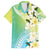 Aloha Hawaii Festive Family Matching Short Sleeve Bodycon Dress and Hawaiian Shirt Frangipani Lace Classic - Summer Vibes