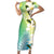 Aloha Hawaii Festive Family Matching Short Sleeve Bodycon Dress and Hawaiian Shirt Frangipani Lace Classic - Summer Vibes