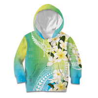 Aloha Hawaii Festive Kid Hoodie Frangipani Lace Classic - Summer Vibes