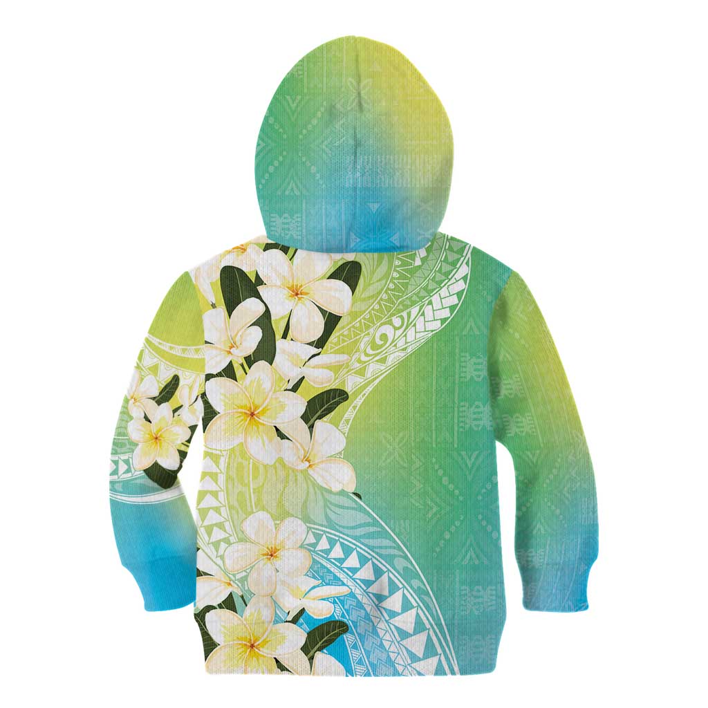 Aloha Hawaii Festive Kid Hoodie Frangipani Lace Classic - Summer Vibes