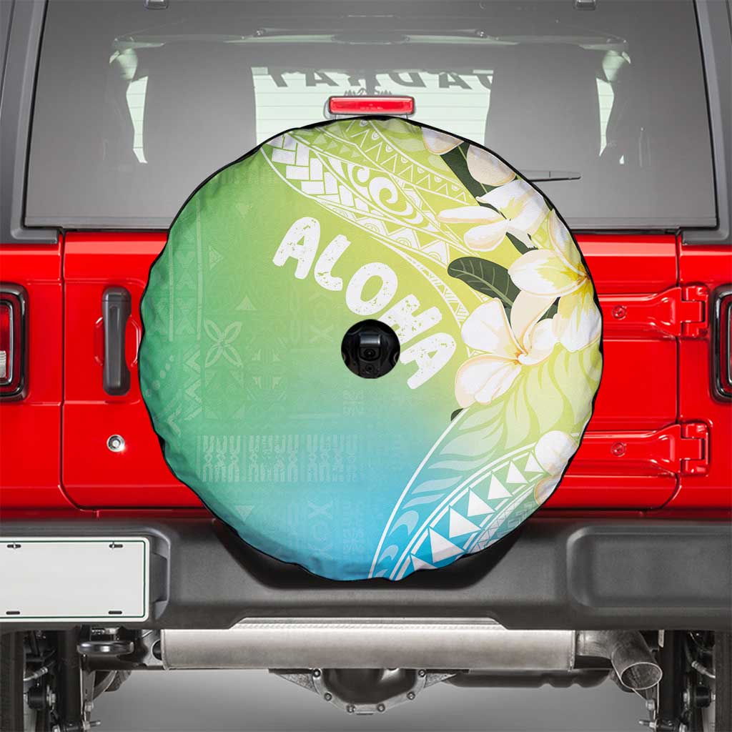 Aloha Hawaii Festive Spare Tire Cover Frangipani Lace Classic - Summer Vibes LT7 - Polynesian Pride