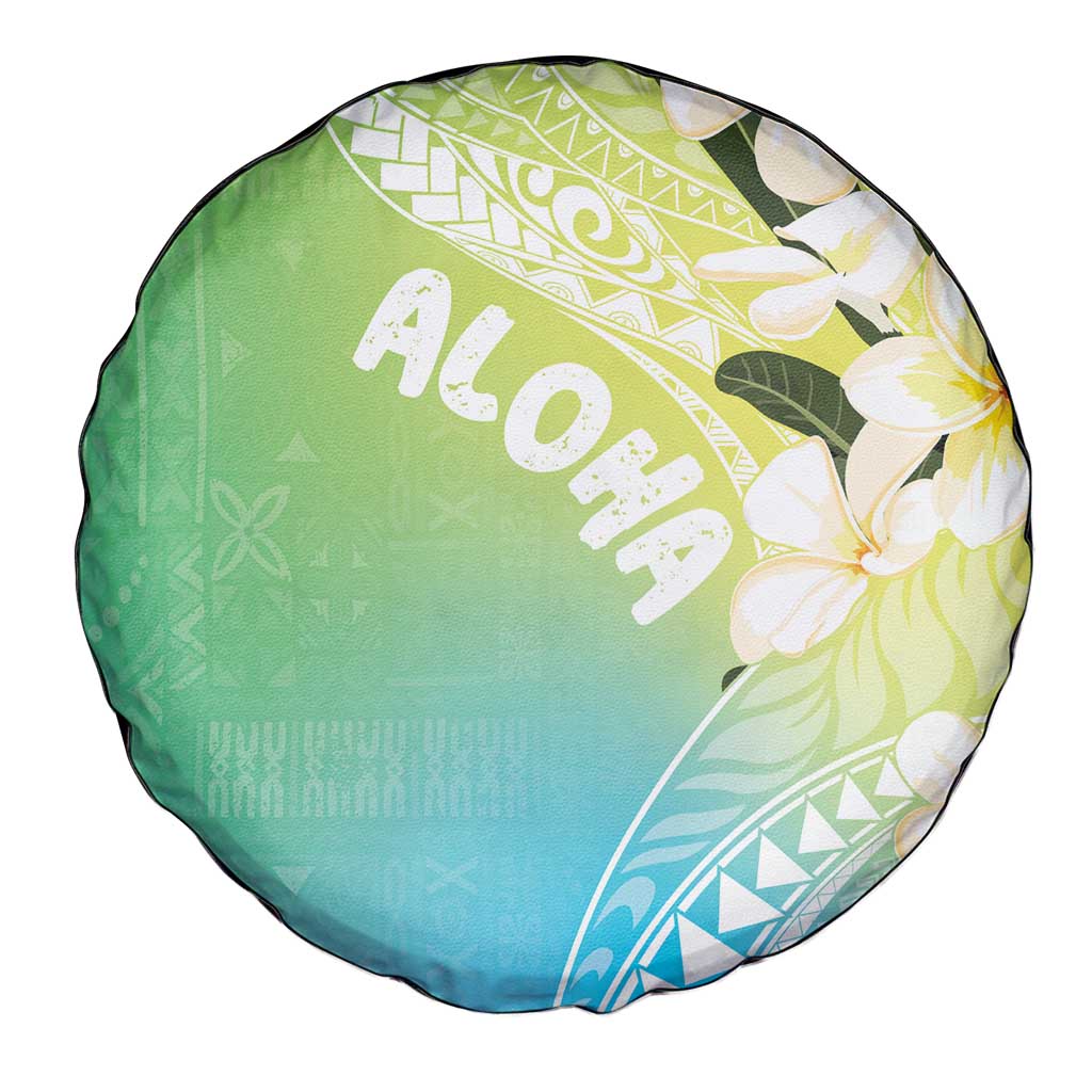 Aloha Hawaii Festive Spare Tire Cover Frangipani Lace Classic - Summer Vibes LT7 - Polynesian Pride