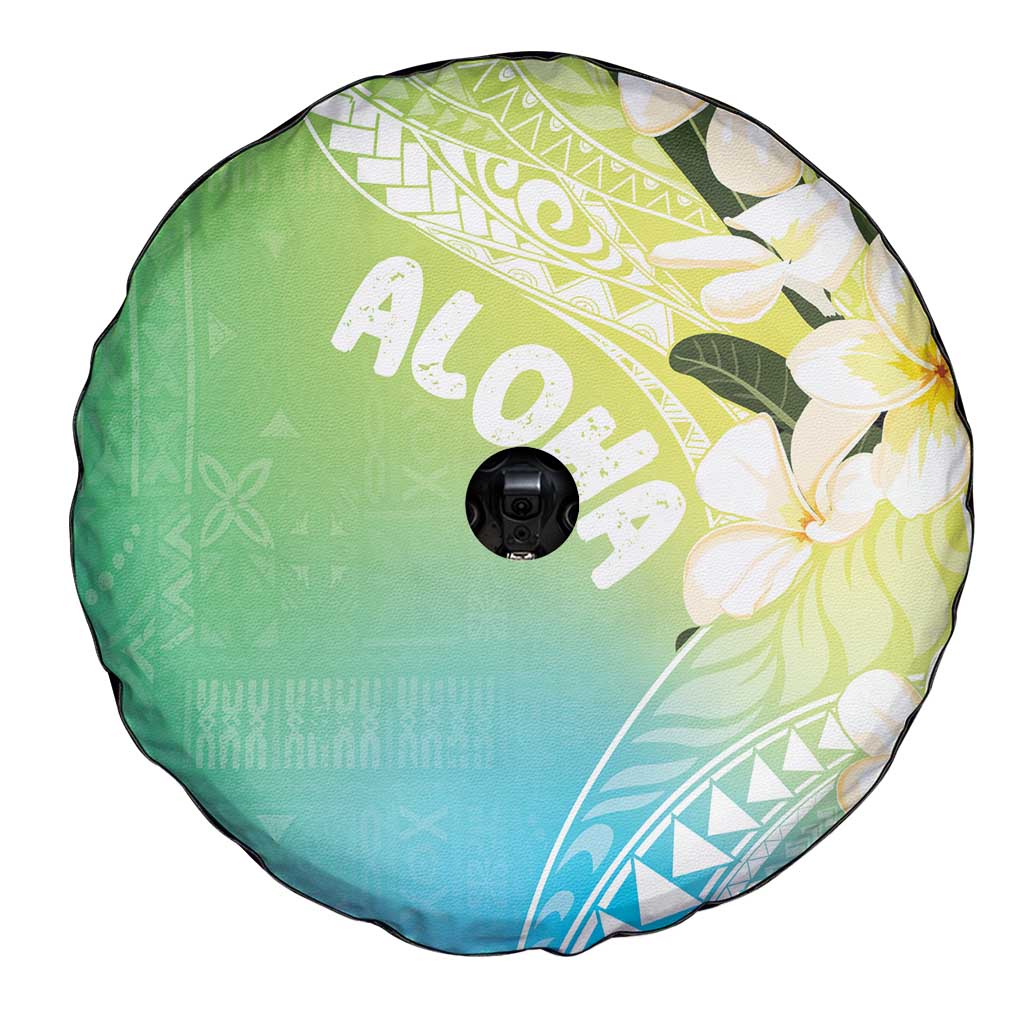 Aloha Hawaii Festive Spare Tire Cover Frangipani Lace Classic - Summer Vibes LT7 - Polynesian Pride
