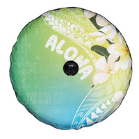 Aloha Hawaii Festive Spare Tire Cover Frangipani Lace Classic - Summer Vibes LT7 - Polynesian Pride