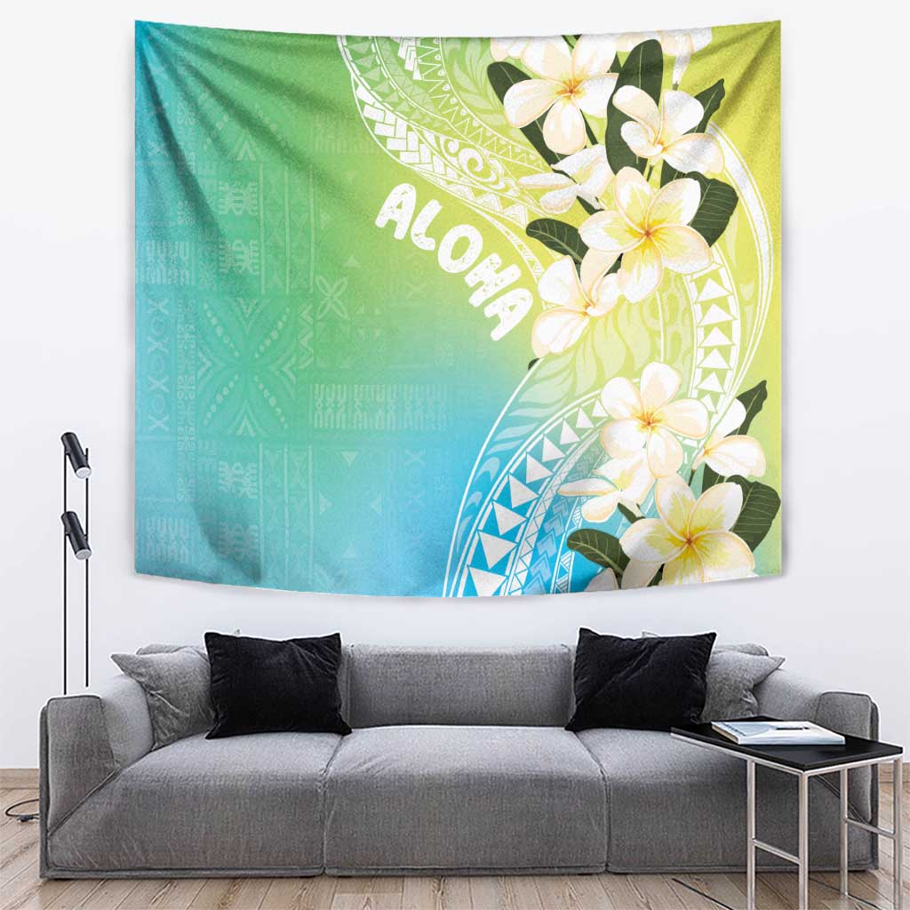 Aloha Hawaii Festive Tapestry Frangipani Lace Classic - Summer Vibes