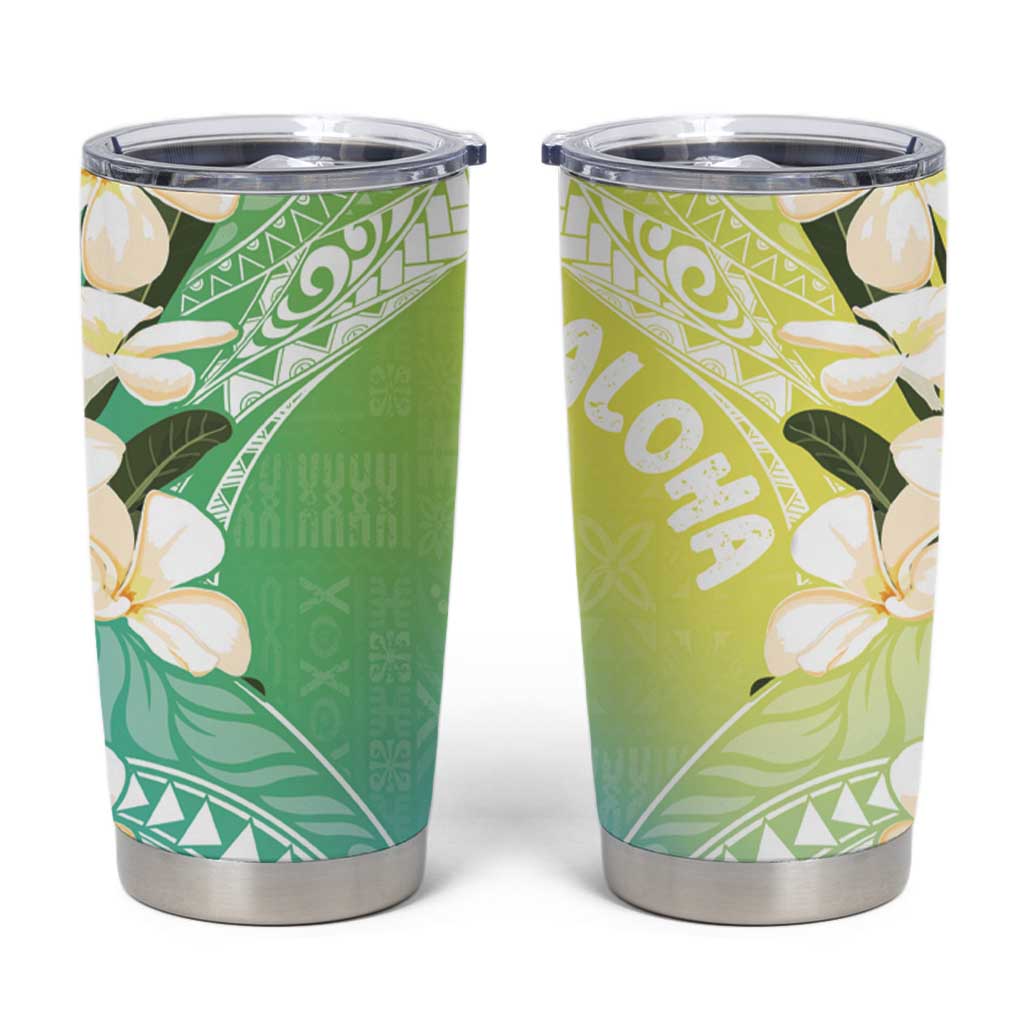 Aloha Hawaii Festive Tumbler Cup Frangipani Lace Classic - Summer Vibes