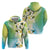 Aloha Hawaii Festive Zip Hoodie Frangipani Lace Classic - Summer Vibes