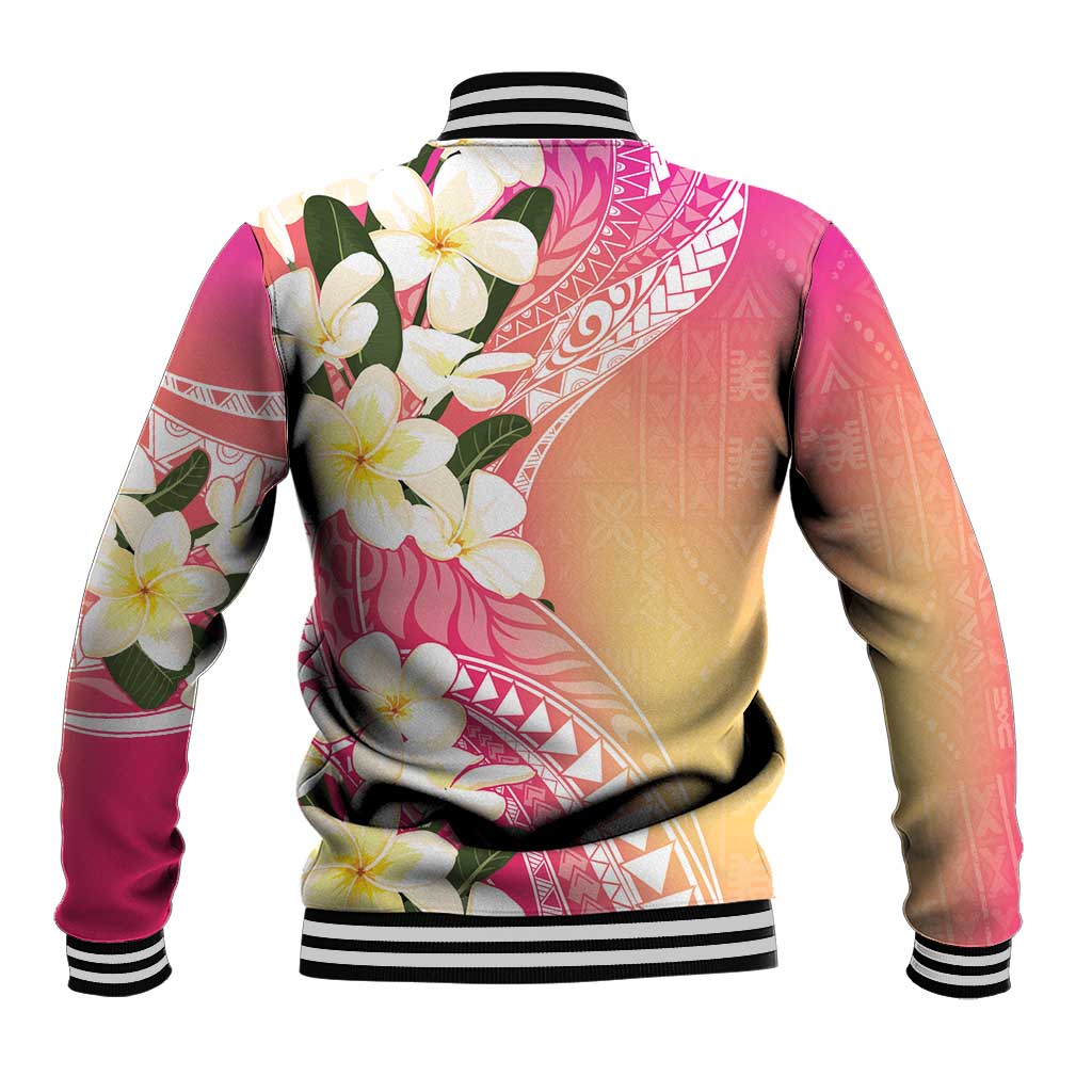 Aloha Hawaii Festive Baseball Jacket Frangipani Lace Classic - Spring Vibes LT7 - Polynesian Pride