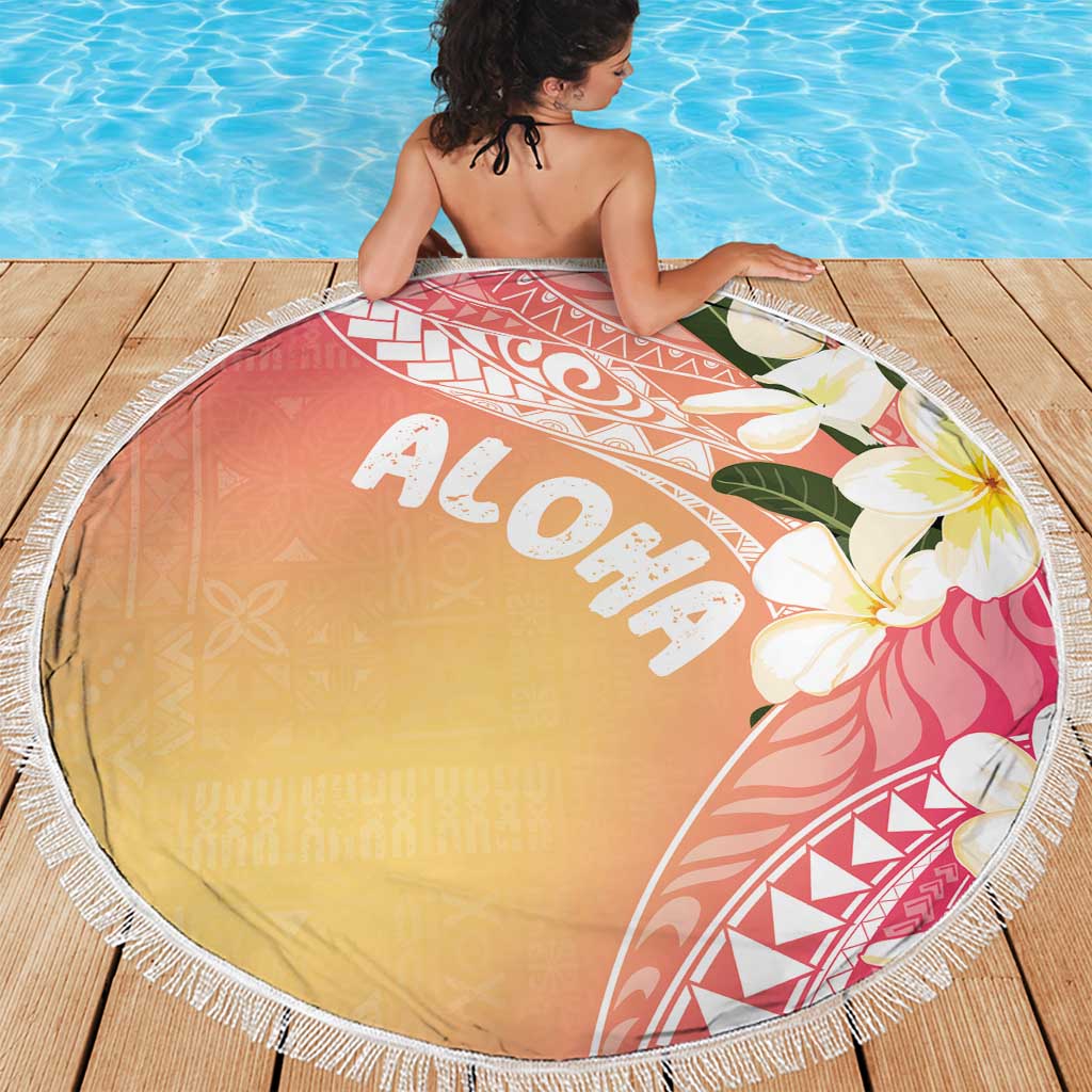 Aloha Hawaii Festive Beach Blanket Frangipani Lace Classic - Spring Vibes LT7 - Polynesian Pride