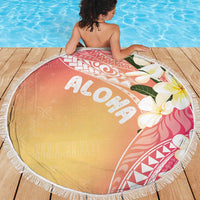 Aloha Hawaii Festive Beach Blanket Frangipani Lace Classic - Spring Vibes LT7 - Polynesian Pride