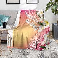 Aloha Hawaii Festive Blanket Frangipani Lace Classic - Spring Vibes LT7 - Polynesian Pride