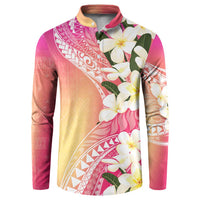 Aloha Hawaii Festive Button Sweatshirt Frangipani Lace Classic - Spring Vibes LT7 Colorful - Polynesian Pride