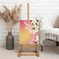 Aloha Hawaii Festive Canvas Wall Art Frangipani Lace Classic - Spring Vibes LT7 - Polynesian Pride