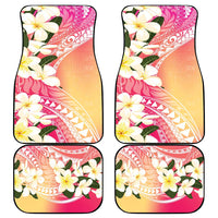 Aloha Hawaii Festive Car Mats Frangipani Lace Classic - Spring Vibes