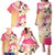 Aloha Hawaii Festive Family Matching Puletasi and Hawaiian Shirt Frangipani Lace Classic - Spring Vibes