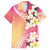 Aloha Hawaii Festive Family Matching Puletasi and Hawaiian Shirt Frangipani Lace Classic - Spring Vibes