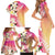 Aloha Hawaii Festive Family Matching Short Sleeve Bodycon Dress and Hawaiian Shirt Frangipani Lace Classic - Spring Vibes