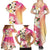 Aloha Hawaii Festive Family Matching Summer Maxi Dress and Hawaiian Shirt Frangipani Lace Classic - Spring Vibes