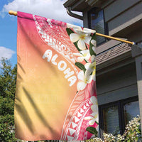Aloha Hawaii Festive Garden Flag Frangipani Lace Classic - Spring Vibes LT7 - Polynesian Pride