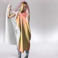 Aloha Hawaii Festive Hooded Blanket Frangipani Lace Classic - Spring Vibes LT7 - Polynesian Pride