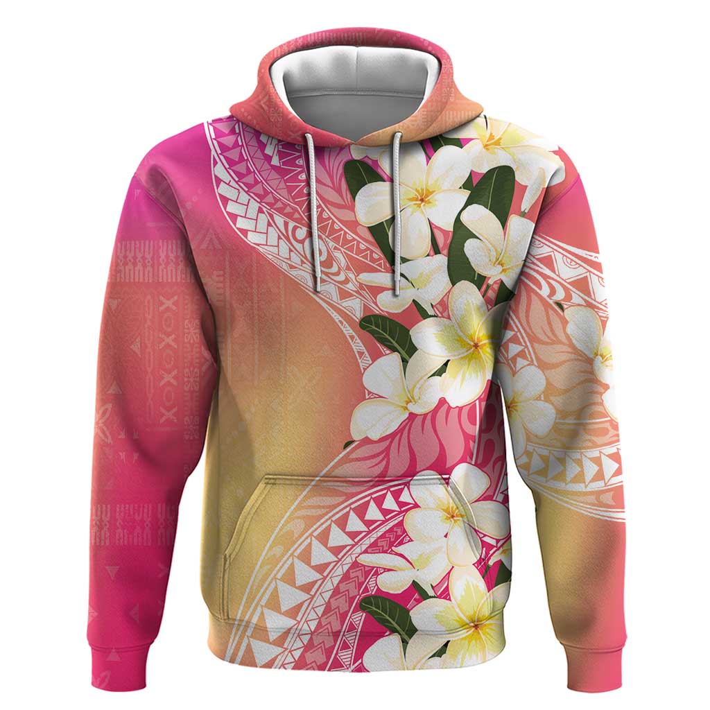 Aloha Hawaii Festive Hoodie Frangipani Lace Classic - Spring Vibes