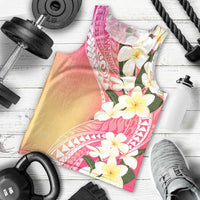 Aloha Hawaii Festive Men Tank Top Frangipani Lace Classic - Spring Vibes LT7 - Polynesian Pride