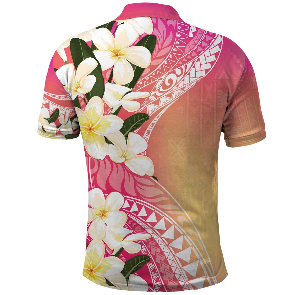 Aloha Hawaii Festive Polo Shirt Frangipani Lace Classic - Spring Vibes