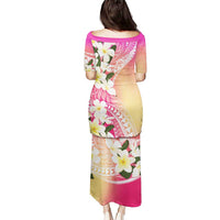Aloha Hawaii Festive Puletasi Frangipani Lace Classic - Spring Vibes LT7 - Polynesian Pride