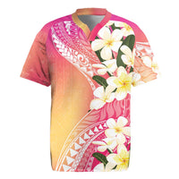Aloha Hawaii Festive Rugby Jersey Frangipani Lace Classic - Spring Vibes LT7 Colorful - Polynesian Pride
