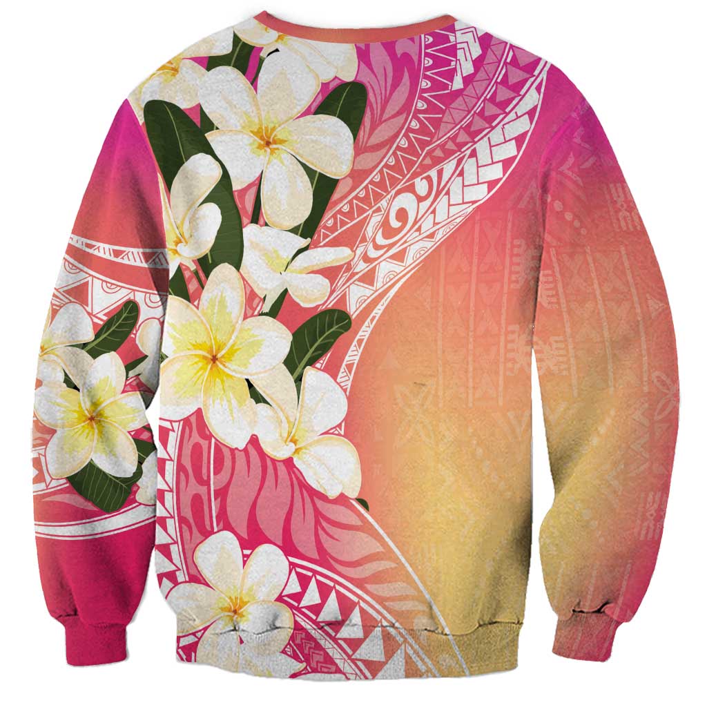 Aloha Hawaii Festive Sweatshirt Frangipani Lace Classic - Spring Vibes