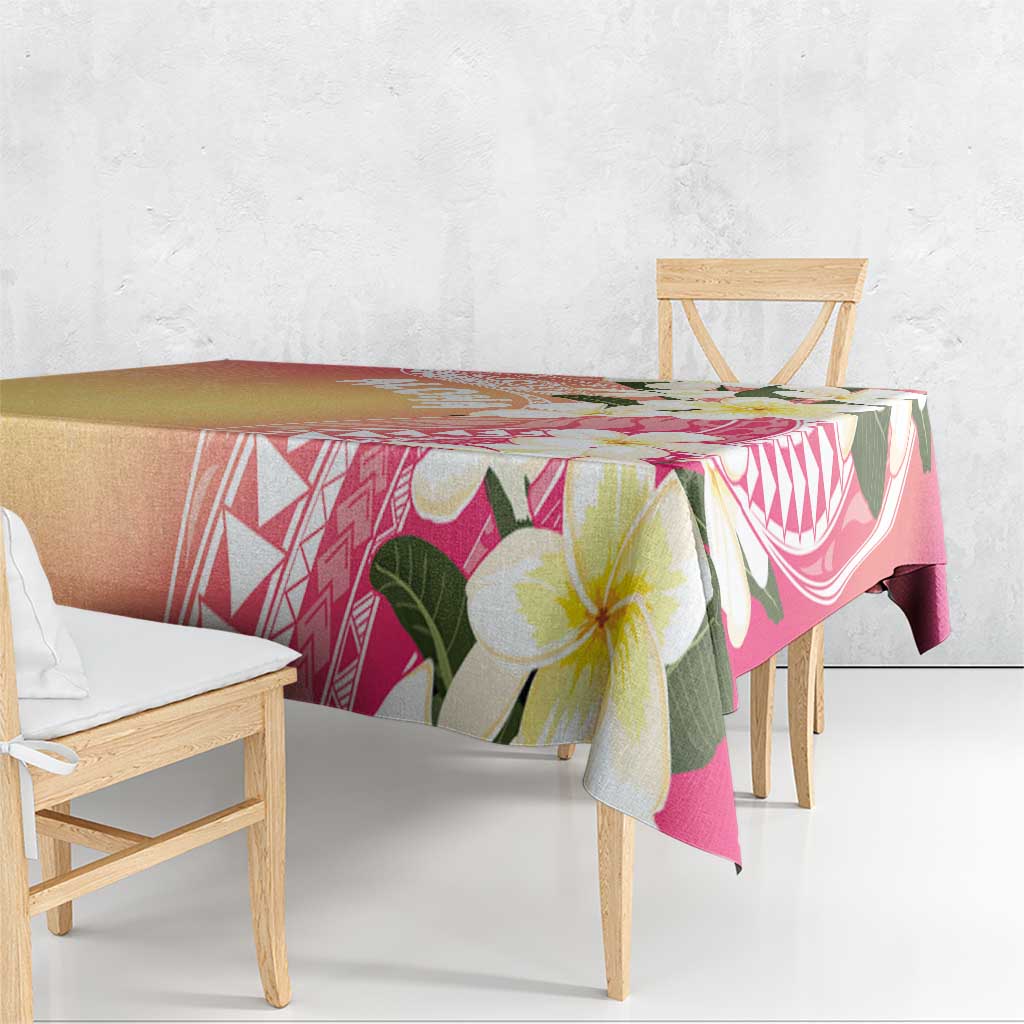 Aloha Hawaii Festive Tablecloth Frangipani Lace Classic - Spring Vibes LT7 - Polynesian Pride
