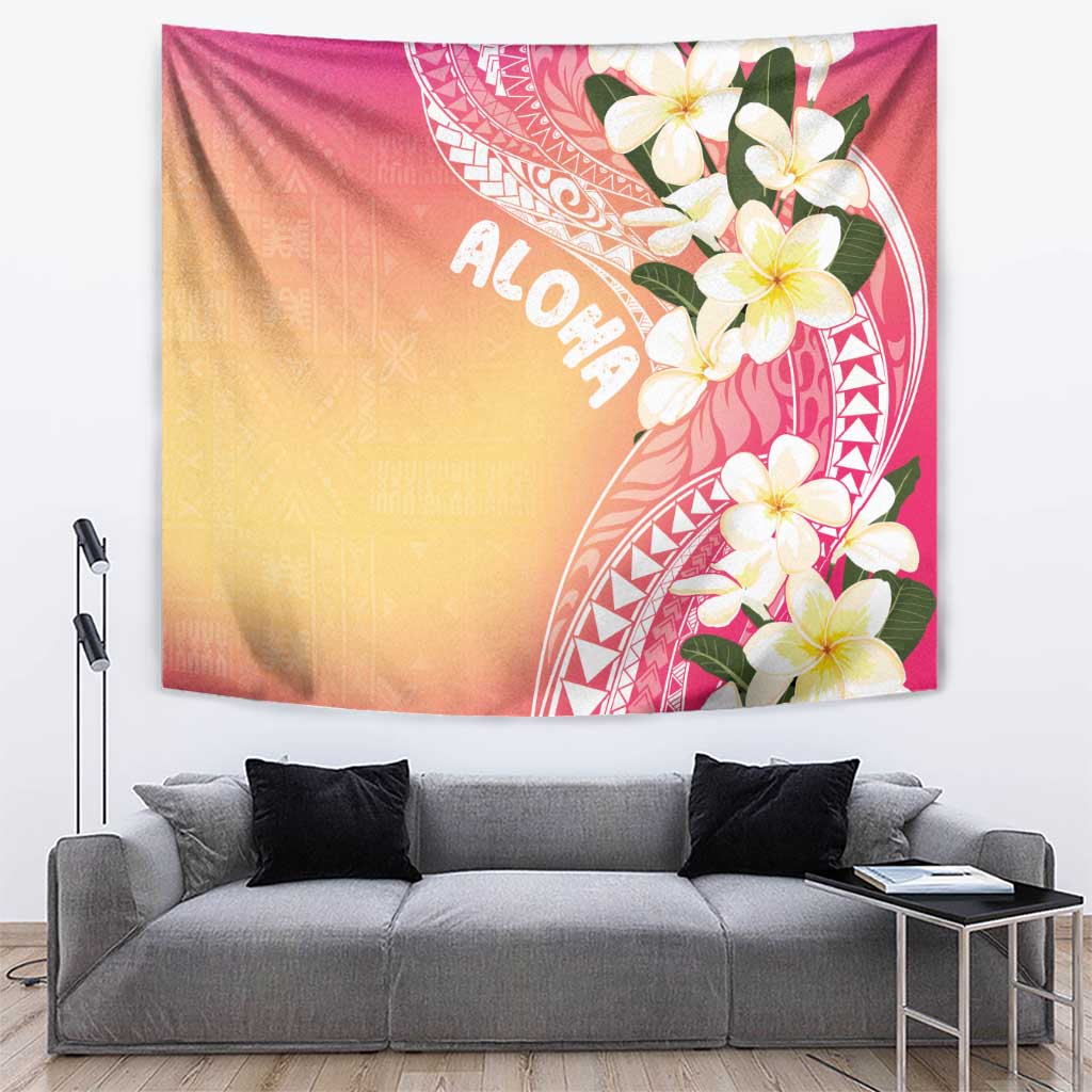 Aloha Hawaii Festive Tapestry Frangipani Lace Classic - Spring Vibes