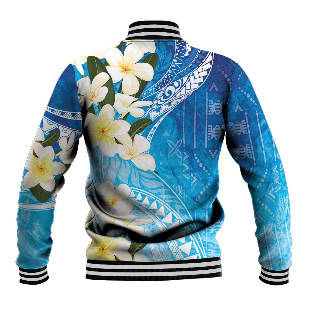 Aloha Hawaii Festive Baseball Jacket Frangipani Lace Classic - Oceanic LT7 - Polynesian Pride