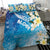 Aloha Hawaii Festive Bedding Set Frangipani Lace Classic - Oceanic