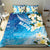 Aloha Hawaii Festive Bedding Set Frangipani Lace Classic - Oceanic