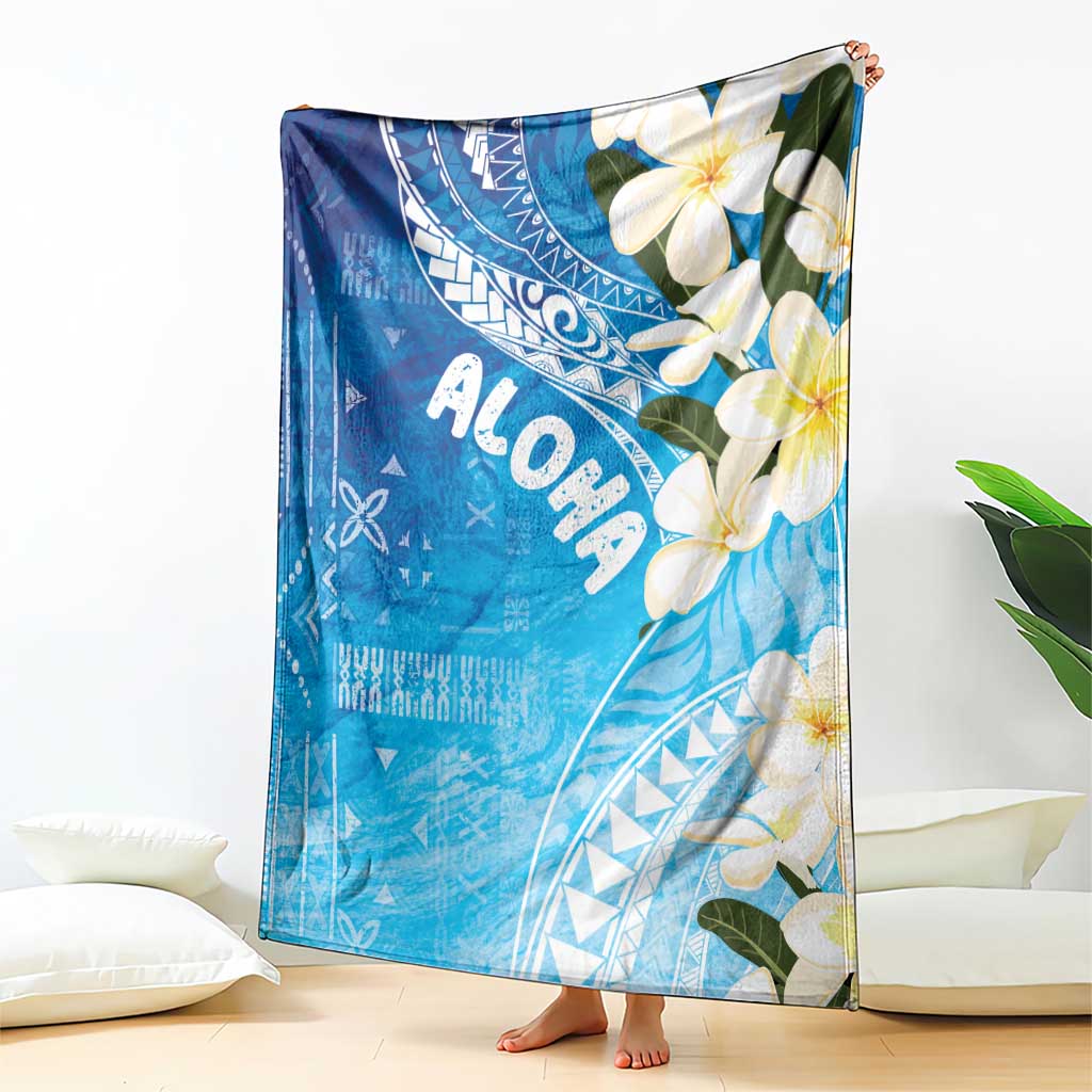 Aloha Hawaii Festive Blanket Frangipani Lace Classic - Oceanic LT7 - Polynesian Pride