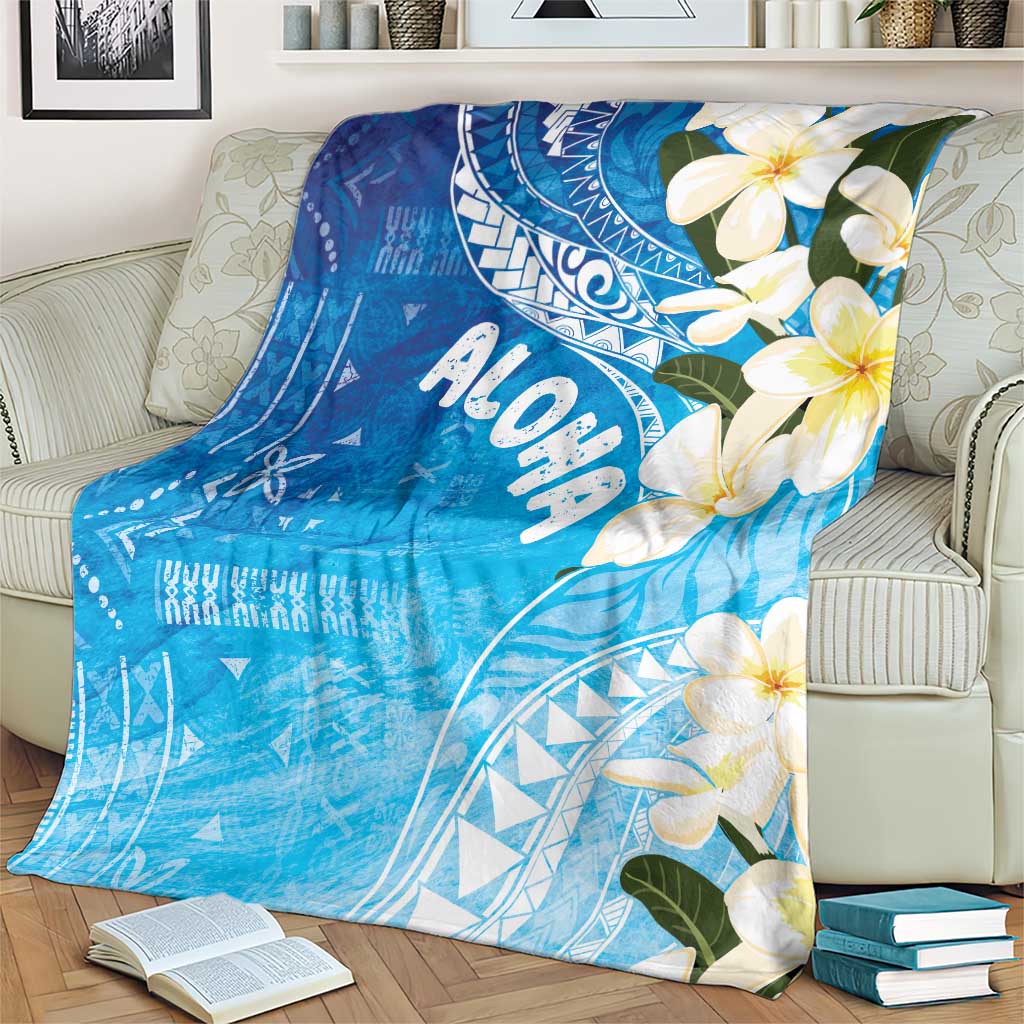 Aloha Hawaii Festive Blanket Frangipani Lace Classic - Oceanic LT7 - Polynesian Pride