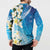 Aloha Hawaii Festive Button Sweatshirt Frangipani Lace Classic - Oceanic