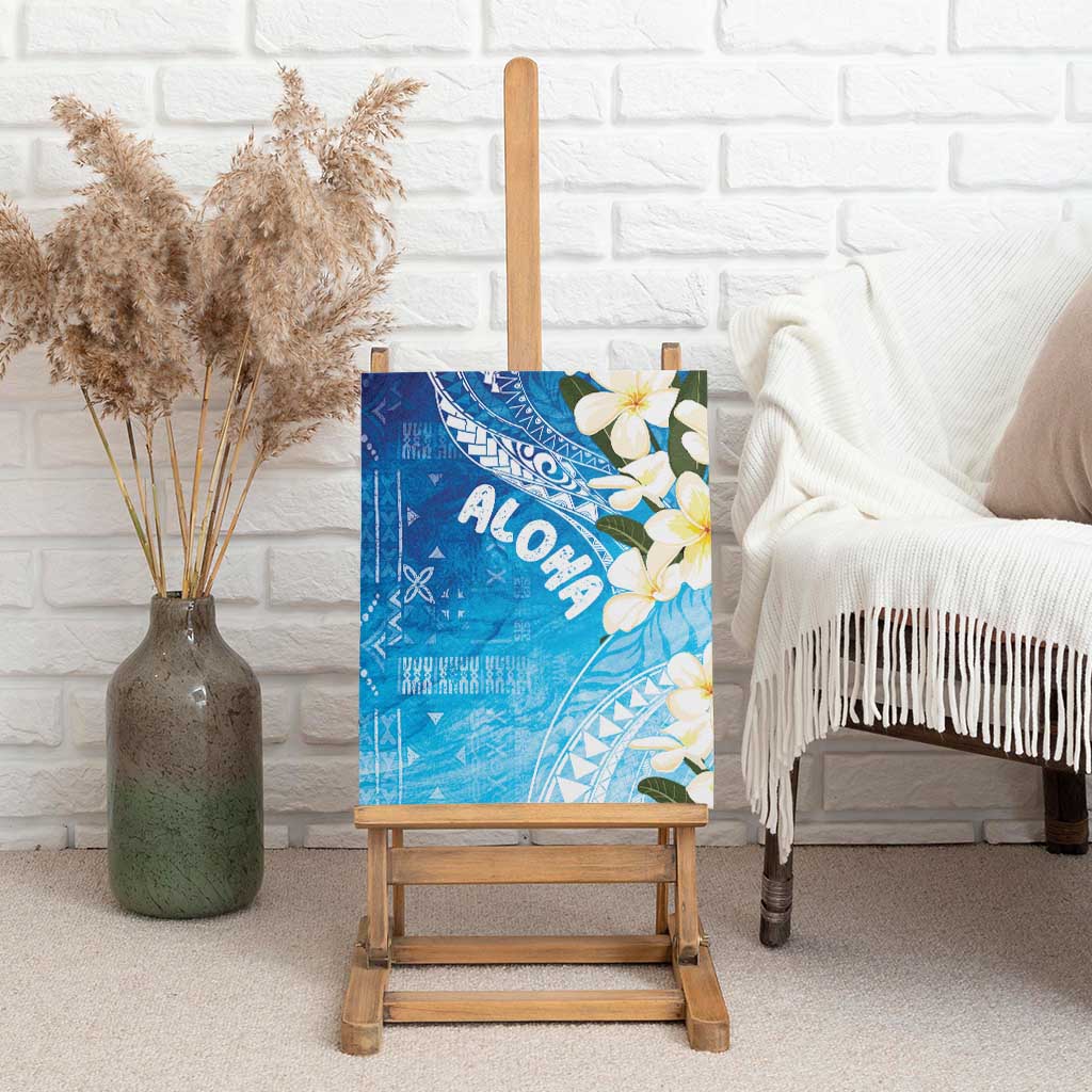 Aloha Hawaii Festive Canvas Wall Art Frangipani Lace Classic - Oceanic LT7 - Polynesian Pride