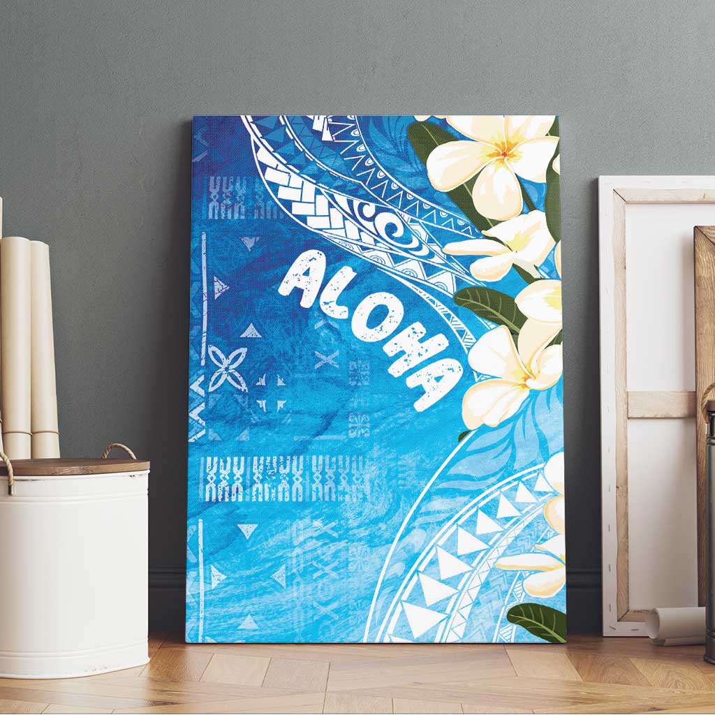 Aloha Hawaii Festive Canvas Wall Art Frangipani Lace Classic - Oceanic LT7 - Polynesian Pride