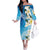 Aloha Hawaii Festive Family Matching Off The Shoulder Long Sleeve Dress and Hawaiian Shirt Frangipani Lace Classic - Oceanic