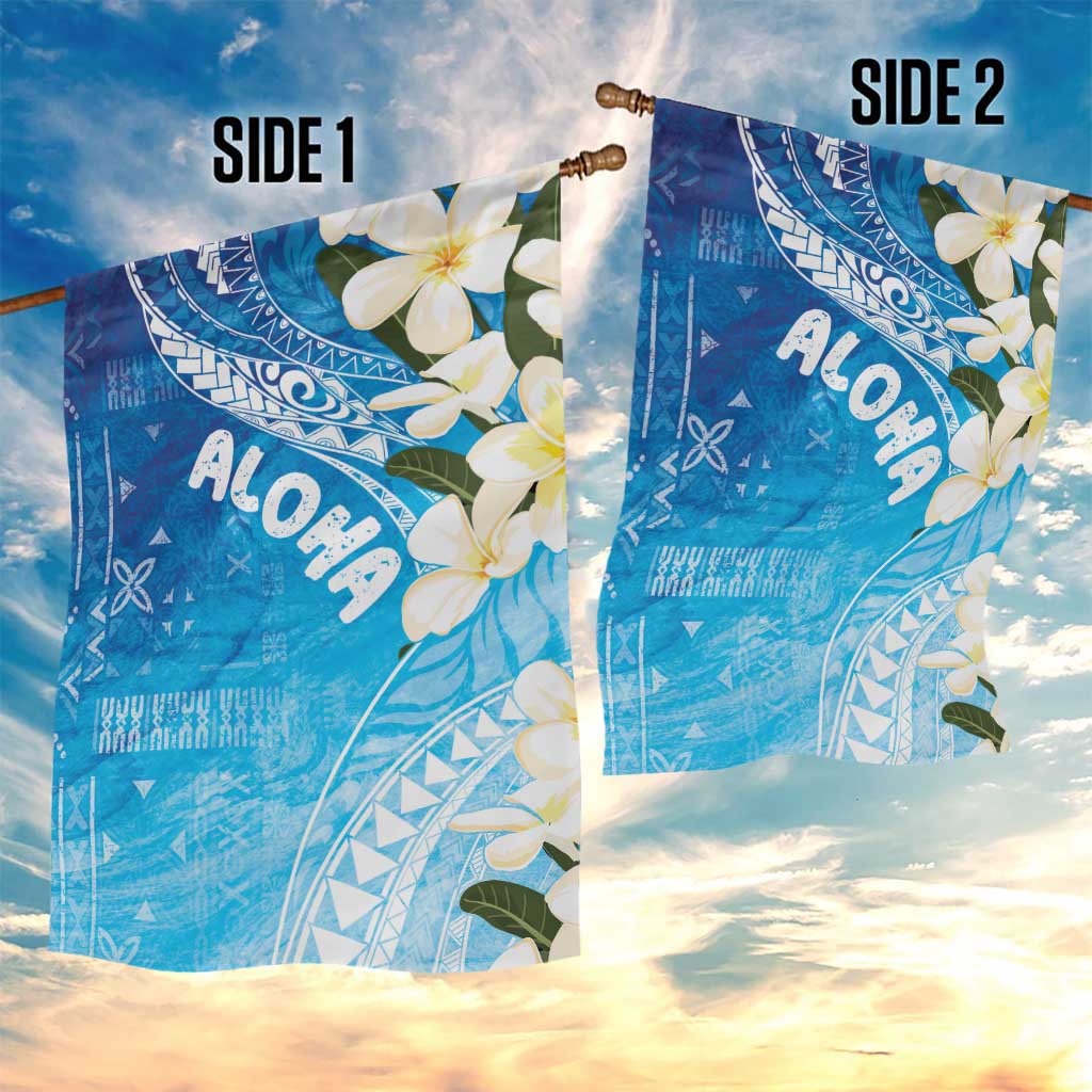Aloha Hawaii Festive Garden Flag Frangipani Lace Classic - Oceanic LT7 - Polynesian Pride
