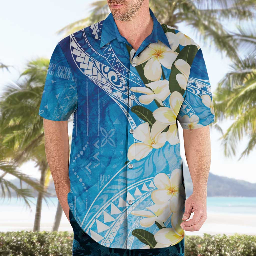Aloha Hawaii Festive Hawaiian Shirt Frangipani Lace Classic - Oceanic LT7 - Polynesian Pride