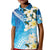 Aloha Hawaii Festive Kid Polo Shirt Frangipani Lace Classic - Oceanic