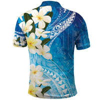 Aloha Hawaii Festive Polo Shirt Frangipani Lace Classic - Oceanic