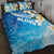 Aloha Hawaii Festive Quilt Bed Set Frangipani Lace Classic - Oceanic