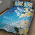 Aloha Hawaii Festive Quilt Bed Set Frangipani Lace Classic - Oceanic