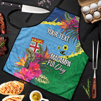 Personalized Malampa Fiji Day Together We Grow Apron Special Tapa Mix - Polynesian Pride