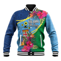 Personalized Malampa Fiji Day Together We Grow Baseball Jacket Special Tapa Mix - Polynesian Pride