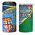 Personalized Malampa Fiji Day Together We Grow 4 in 1 Can Cooler Tumbler Special Tapa Mix - Polynesian Pride